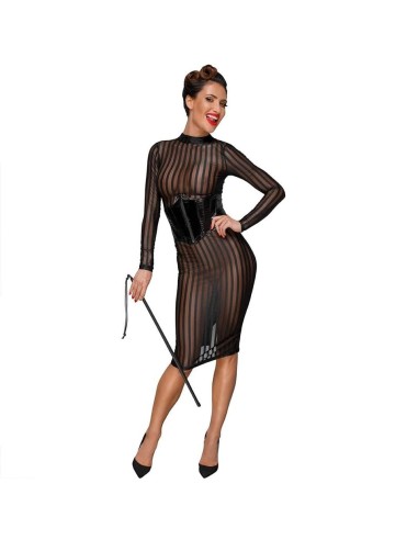 Abito con Trasparenze Verticali - De Sade Shop