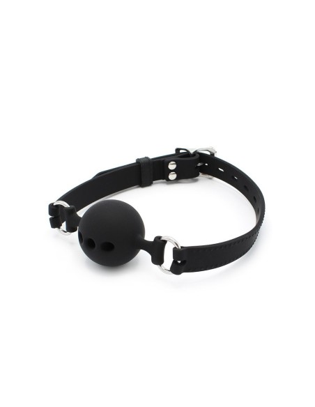 Ball Gag in Silicone con Fori - De Sade Shop