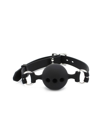 Ball Gag in Silicone con Fori - De Sade Shop