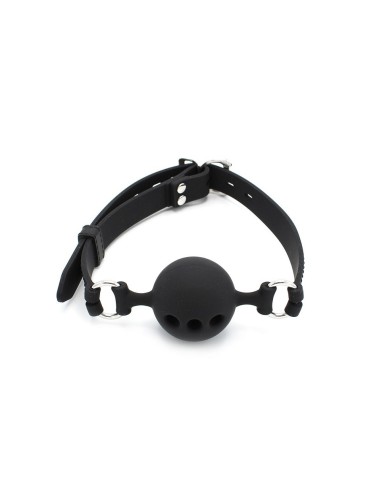 Ball Gag in Silicone con Fori - De Sade Shop