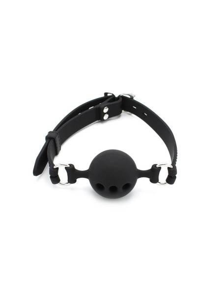 Ball Gag in Silicone con Fori - De Sade Shop
