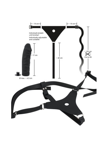 Strap On in Silicone Nero - De Sade Shop