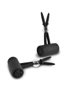 Vibrating Silicone Nipple Lassos - De Sade Shop