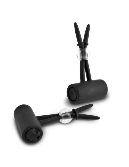 Vibrating Silicone Nipple Lassos - De Sade Shop