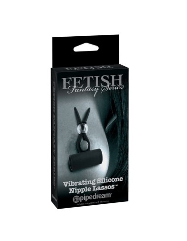 Vibrating Silicone Nipple Lassos - De Sade Shop