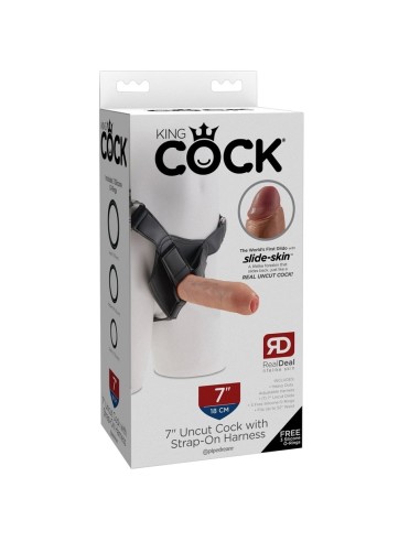 Dildo King Cock 7" Strap On - De Sade Shop