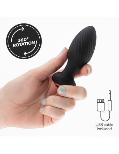Plug Anale Rotante Twister - De Sade Shop