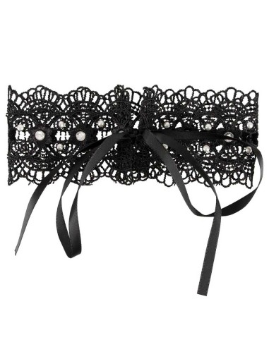 Collarino con Punti Luce e Pizzo - De Sade Shop