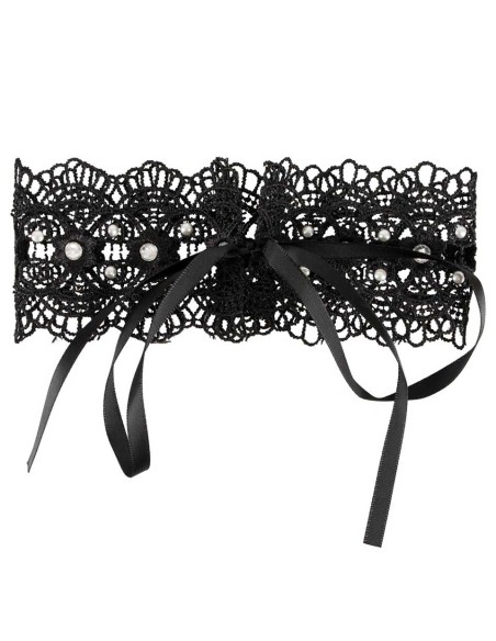 Collarino con Punti Luce e Pizzo - De Sade Shop