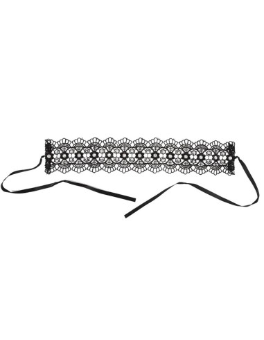 Collarino con Punti Luce e Pizzo - De Sade Shop