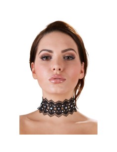 Collarino con Punti Luce e Pizzo - De Sade Shop 2