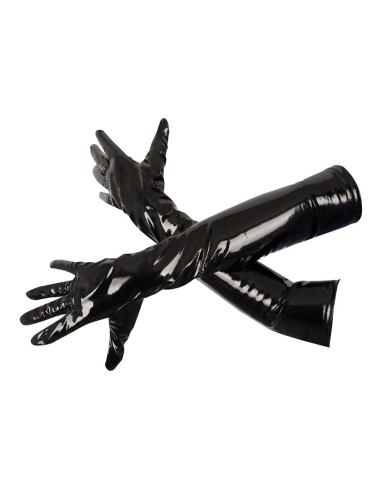 Guanti in Vernice Nera - De Sade Shop