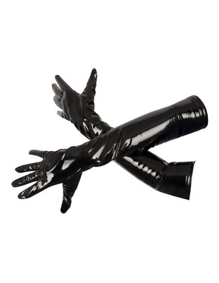 Guanti in Vernice Nera - De Sade Shop