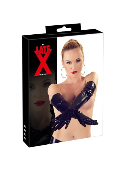 Guanti in Lattice Neri - De Sade Shop