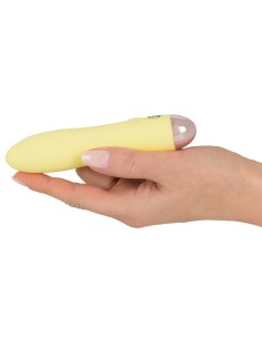 Mini Vibratore Ricaricabile Giallo - De Sade Shop 2