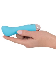 Mini Vibratore Ricaricabile Azzurro - De Sade Shop 2