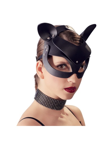 Maschera Gatto in Pelle - De Sade shop