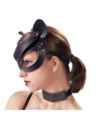 Maschera Gatto in Pelle - De Sade shop