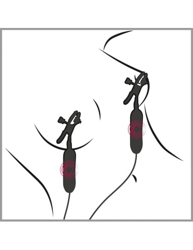 Vibrating Nipple Clamps - De Sade Shop