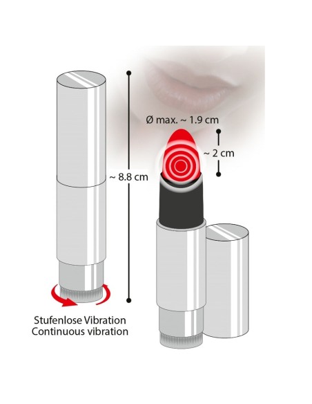 Vibratore Rossetto De Sade Shop