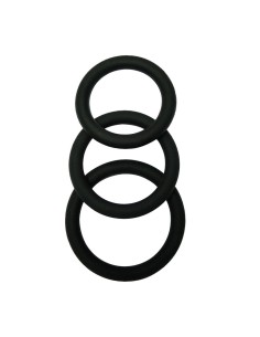 Set 3 Cock Ring in Silicone - De Sade Shop