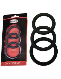 Set 3 Cock Ring in Silicone - De Sade Shop 2