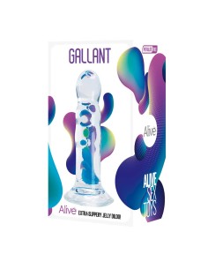 Dildo Trasparente Gallant - De Sade Shop 2