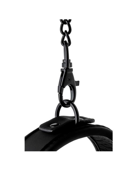 Collare e Guinzaglio Nero - De Sade Shop