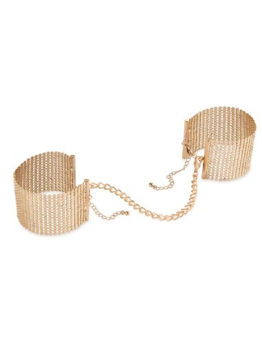 Desir Metallique Handcuff Gold - De Sade Shop