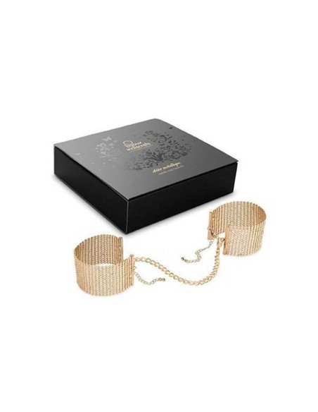 Desir Metallique Handcuff Gold - De Sade Shop