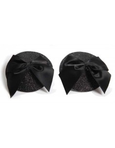 Burlesque Pasties Glitterbow - De Sade Shop