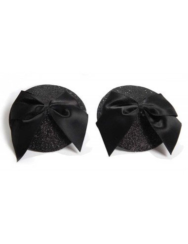 Burlesque Pasties Glitterbow - De Sade Shop