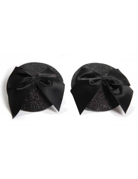Burlesque Pasties Glitterbow - De Sade Shop