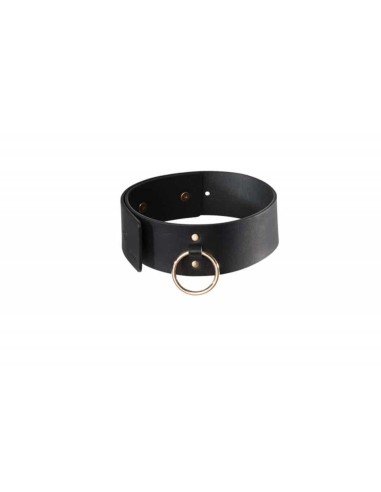 Maze Wide Choker With Leash Black - De Sade Shop