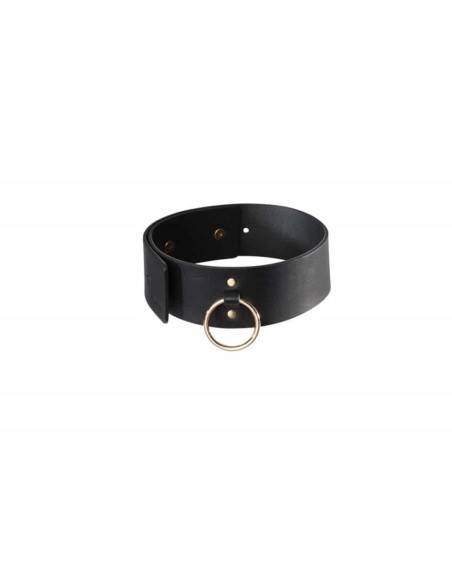 Maze Wide Choker With Leash Black - De Sade Shop