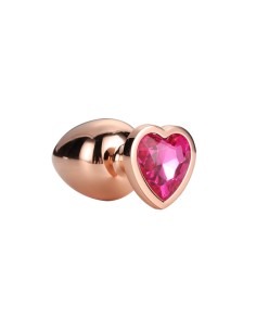 Plug Anale Metallo Con Cuore - De Sade Shop 2