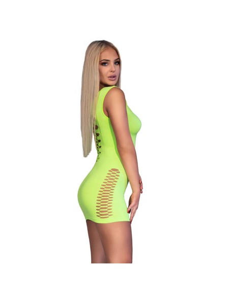 Mini Abito Verde Fluo - De Sade Shop