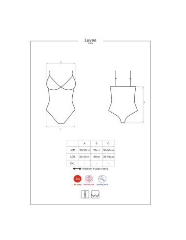 Luvae Teddy Nero Obsessive - De Sade Shop