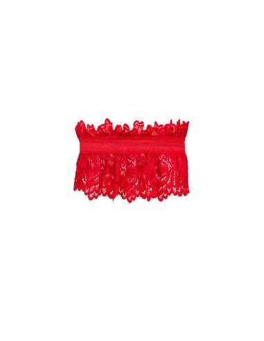 Giarettiera Rossa Obsessive - De Sade Shop