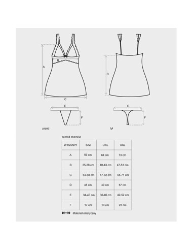 Secred Chemise Obsessive - De Sade Shop