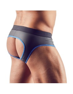 Jock Strap con Cerniera e Particolari Blu - De Sade Shop 2
