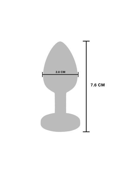 Plug Metallo S Vibrante - De Sade Shop