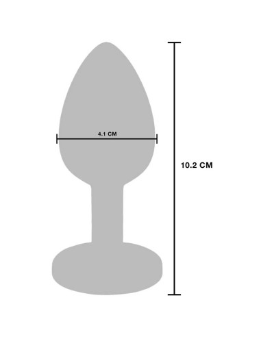 Plug Metallo L Vibrante - De Sade Shop