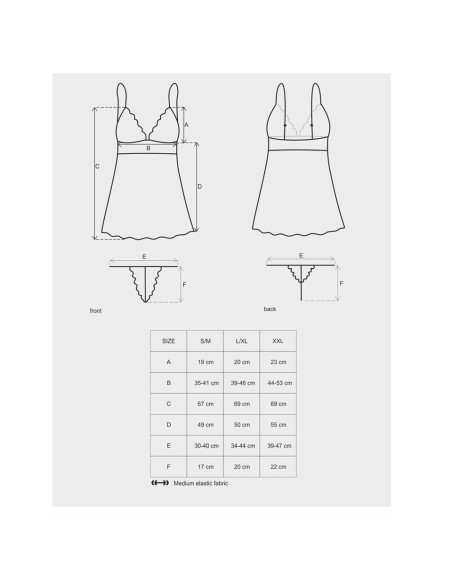 Idillia Babydoll e Perizoma - De Sade Shop