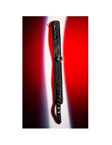 Collare in pelle con anello - De Sade Shop