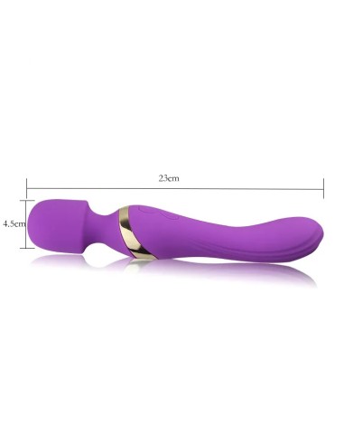 Wand Viola Doppia Vibrazione - De Sade Shop