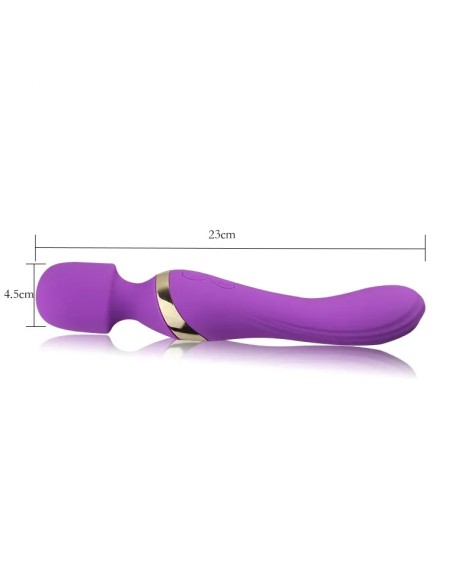 Wand Viola Doppia Vibrazione - De Sade Shop