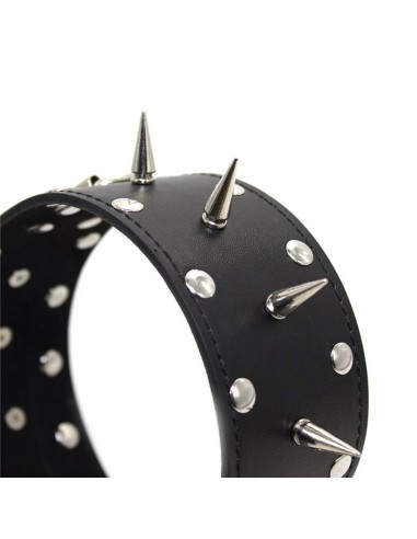 Collare in pelle con punte - De Sade Shop