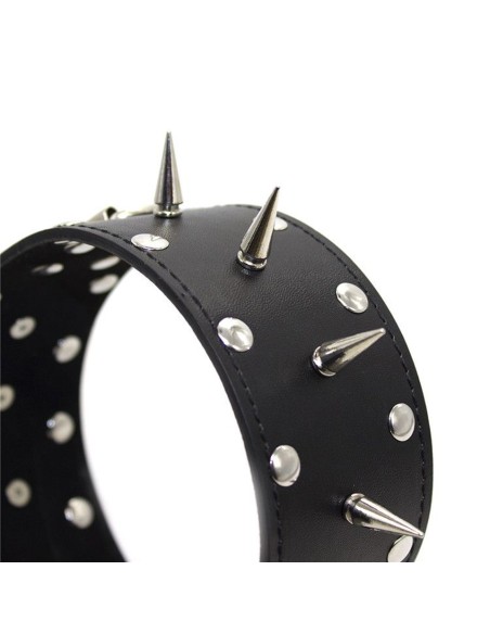 Collare in pelle con punte - De Sade Shop