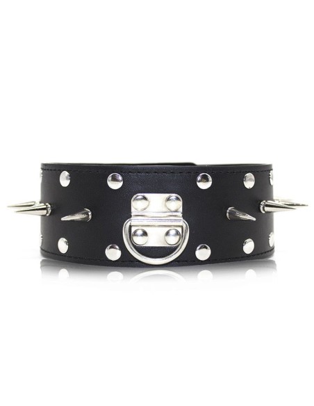 Collare in pelle con punte - De Sade Shop